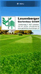 Mobile Screenshot of gartenbau-leuenberger.ch
