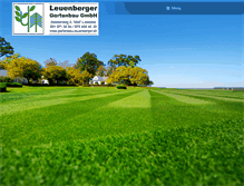 Tablet Screenshot of gartenbau-leuenberger.ch